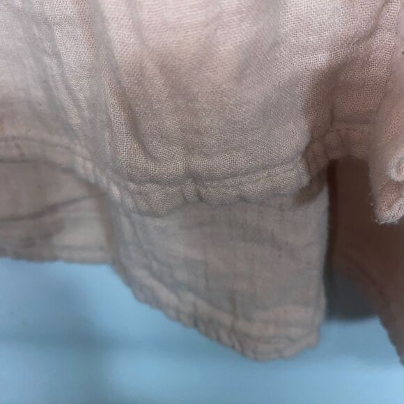 Women's TopShop Rose Pink Button Down Shirt - Picture 15 of 15